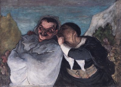 Crispino e Scapino, o Scapino e Silvestro, c.1863-65 da Honoré Daumier